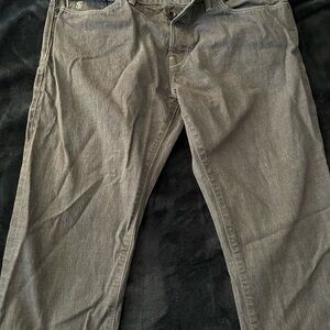 Todd Snyder Men's Slim Jeans in Grey, 34x34, button-fly